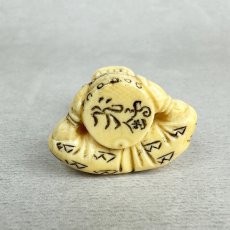 画像6: 象牙　根付　獅子舞 (6)