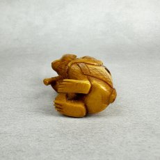画像10: 象牙　根付　三番叟（猿） (10)